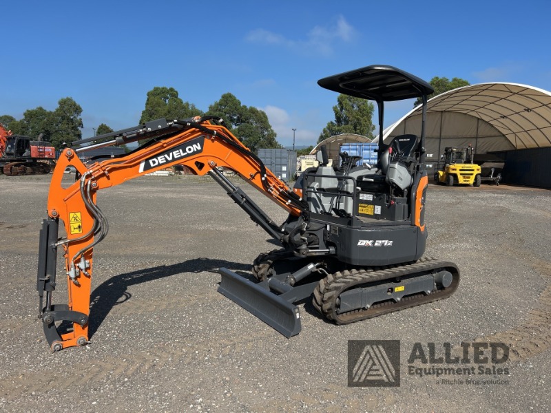 2024 Develon DX27Z-7M Mini Excavator (Unused