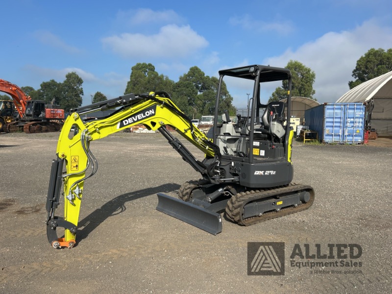 2024 Develon DX27Z-7M Mini Excavator