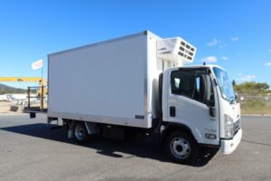 Isuzu NPR 65-190 AMT Auto – REFRIGERATED TRUCK WITH STAND-UP TAILGATE LOADER