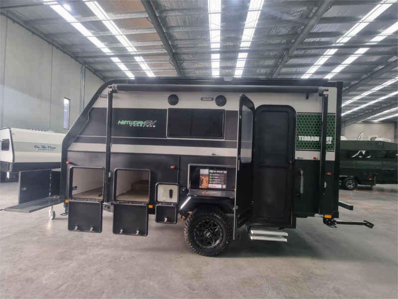 
								2026 Network RV Caravans 14’6 Terrain Tuff PLUS Composite Other 14’6 Rear Door Ensuite full									