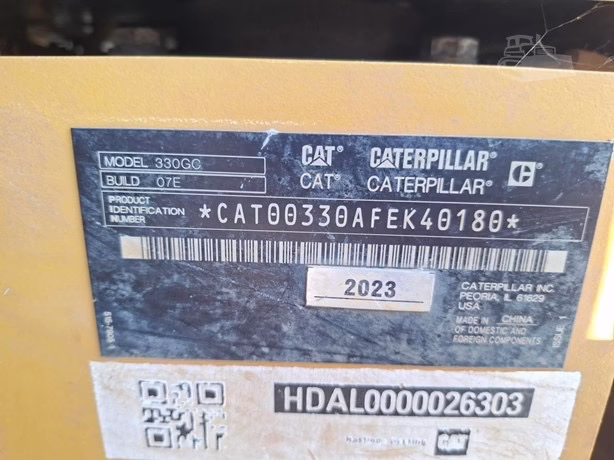 
								2023 CATERPILLAR 330GC full									