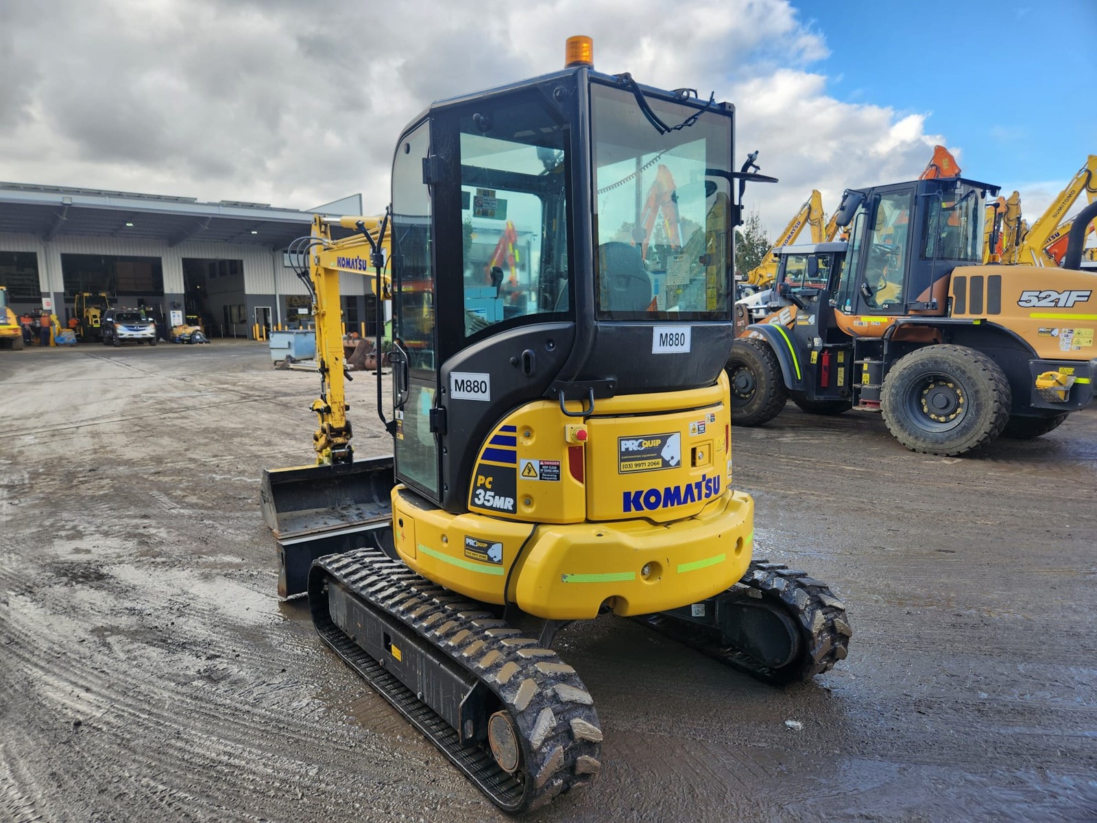 
								2021 Komatsu PC35MR 3.7T Excavator full									