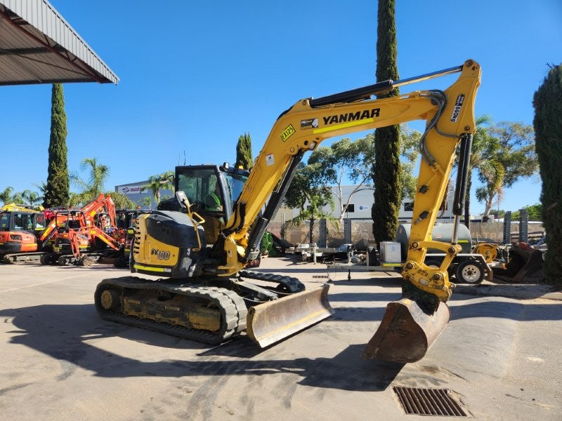 
								2022 Yanmar SV100-2B 10T Excavator full									