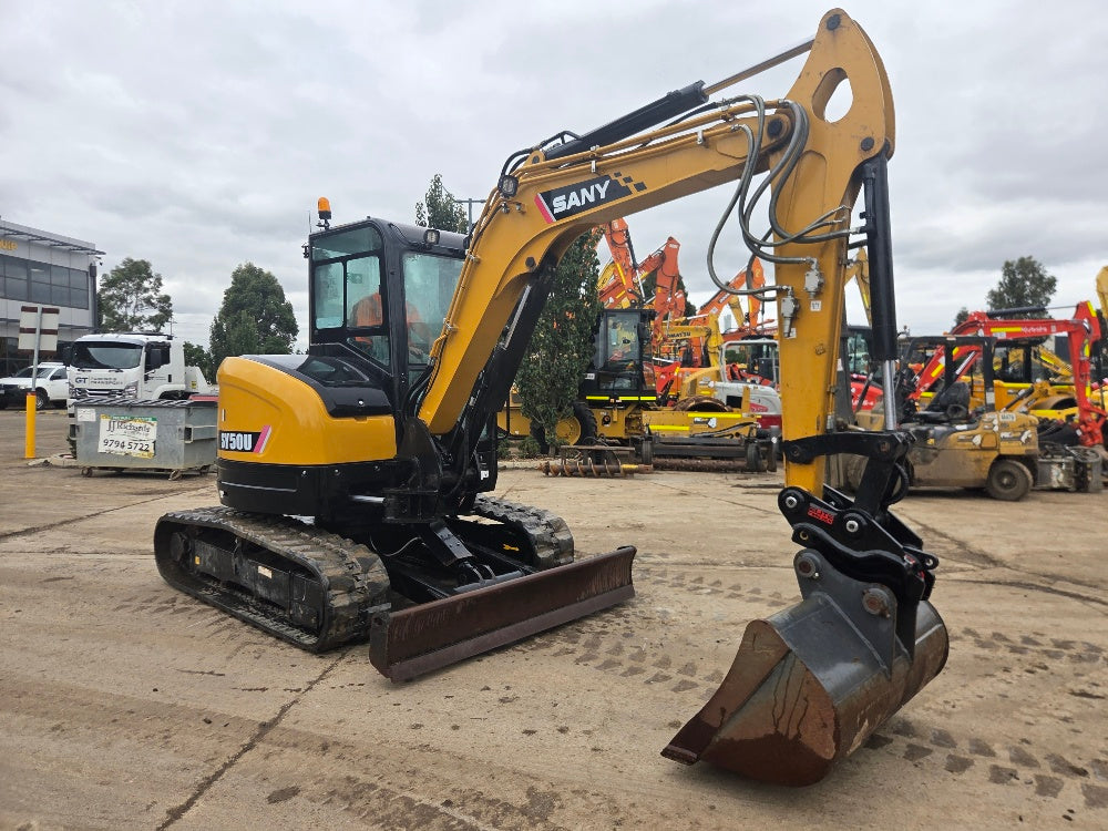 
								2022 Sany SY50U 5.3T Excavator full									
