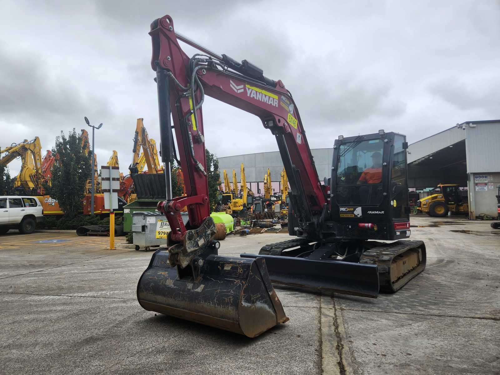 
								2022 Yanmar VIO80-1 8T Excavator full									