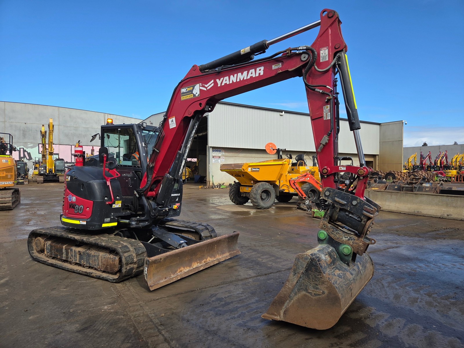 
								2023 Yanmar VIO80-1 8T Excavator full									