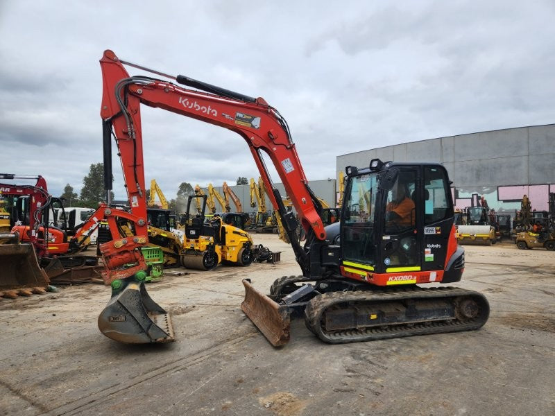 
								2023 Kubota KX080 8.4T Excavator full									