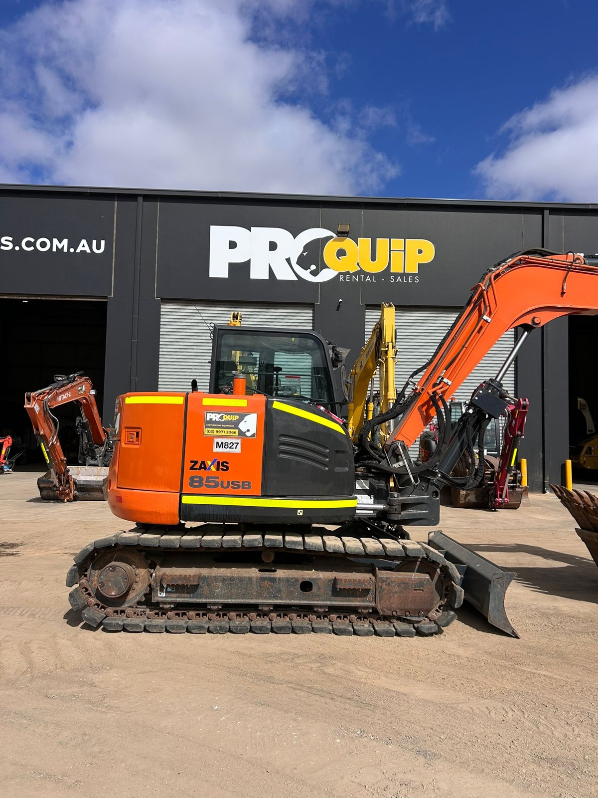 
								2022 Hitachi ZX85USB-5 8.7T Excavator full									