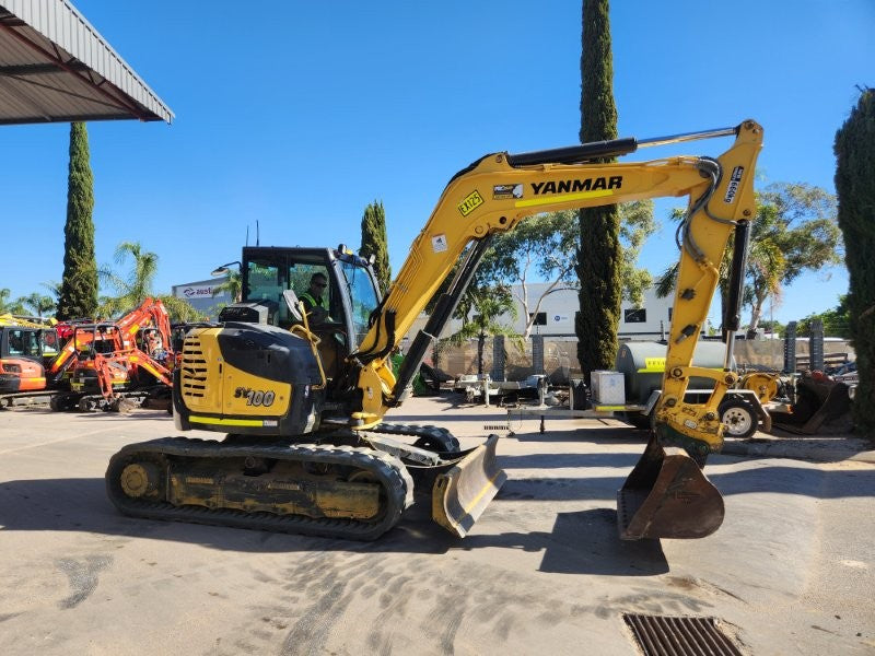 
								2022 Yanmar SV100-2B 10T Excavator full									