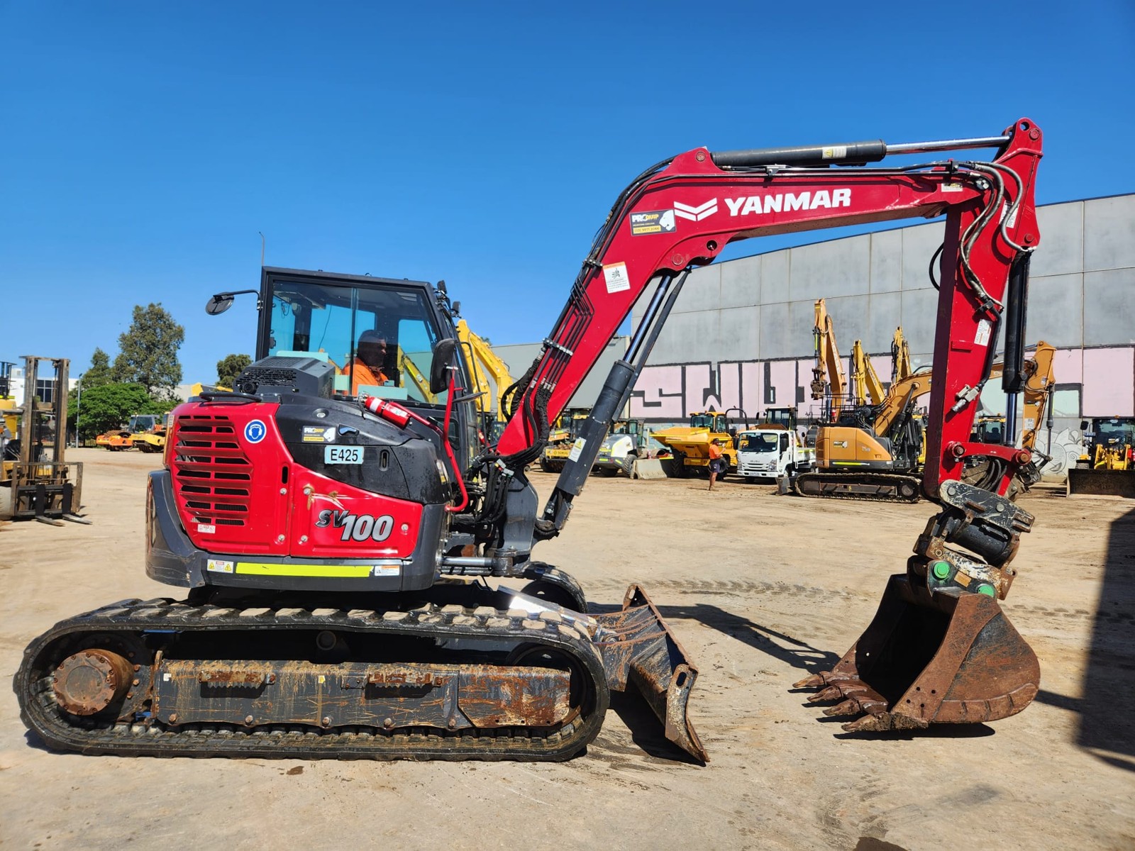 
								2023 Yanmar SV100 10T Excavator full									