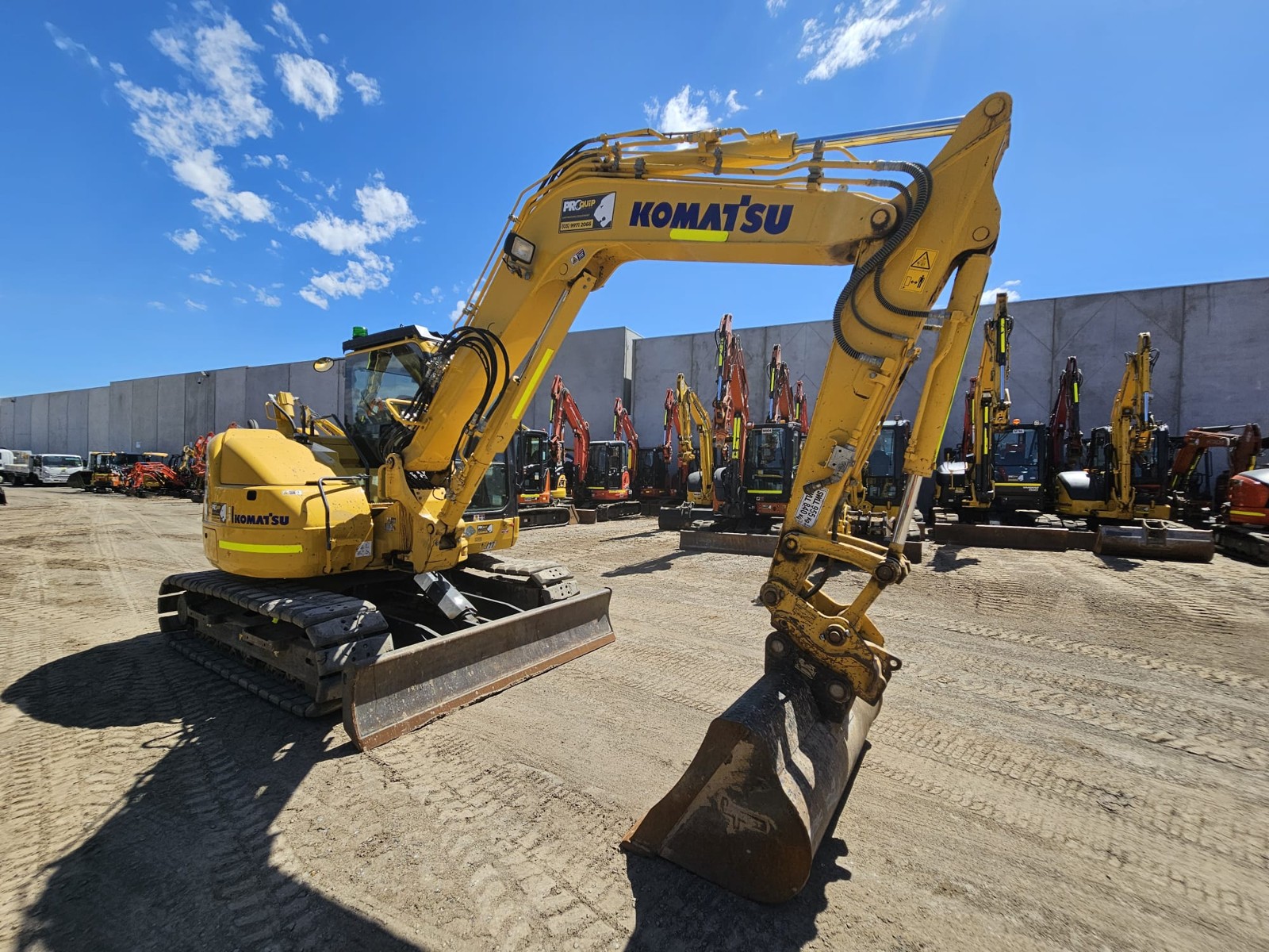 
								2021 Komatsu PC88MR-10 9T Excavator full									