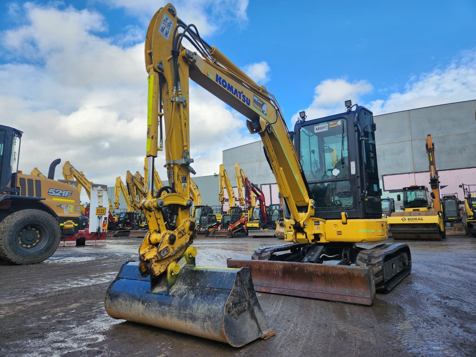 
								2021 Komatsu PC35MR 3.7T Excavator full									