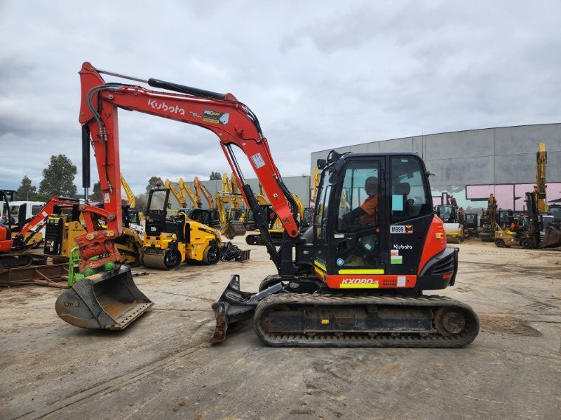 
								2023 Kubota KX080 8.4T Excavator full									