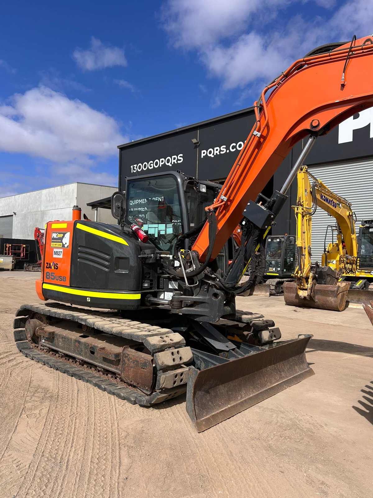 
								2022 Hitachi ZX85USB-5 8.7T Excavator full									