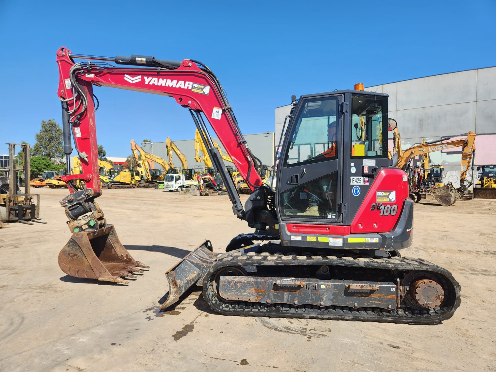 
								2023 Yanmar SV100 10T Excavator full									