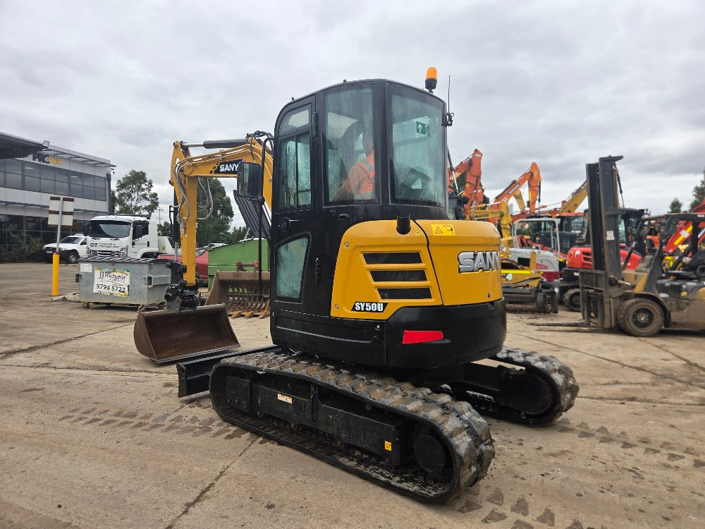 
								2022 Sany SY50U 5.3T Excavator full									