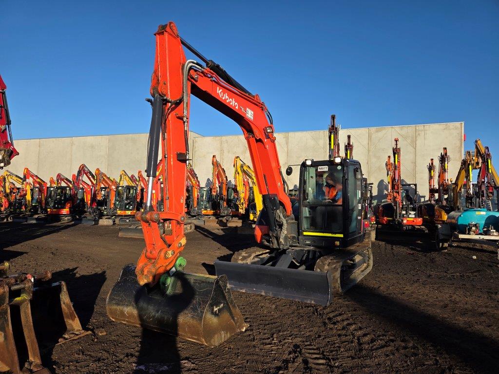 
								2022 Kubota KX080 8T Excavator full									