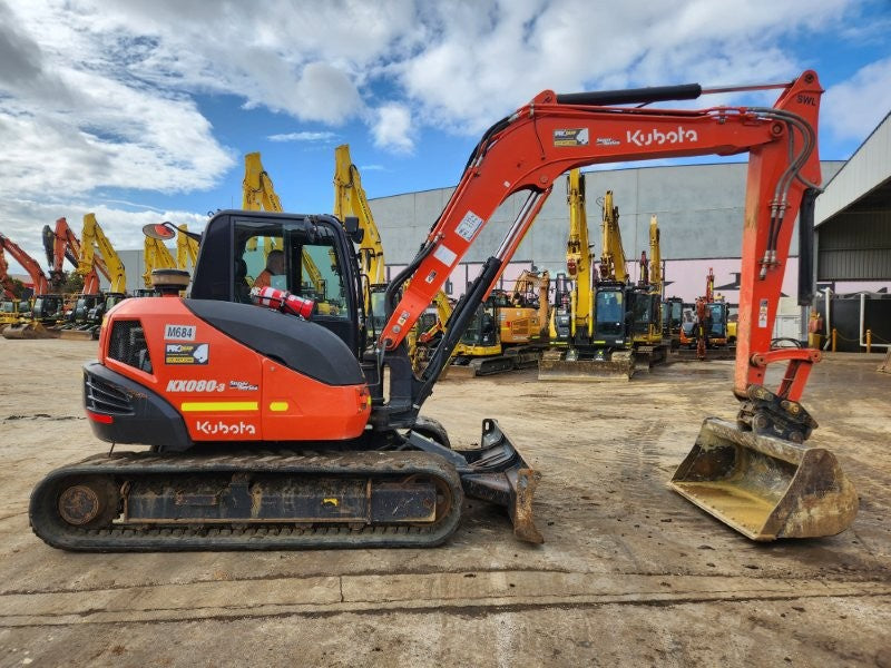 
								2020 Kubota KX080 8.2T Excavator full									