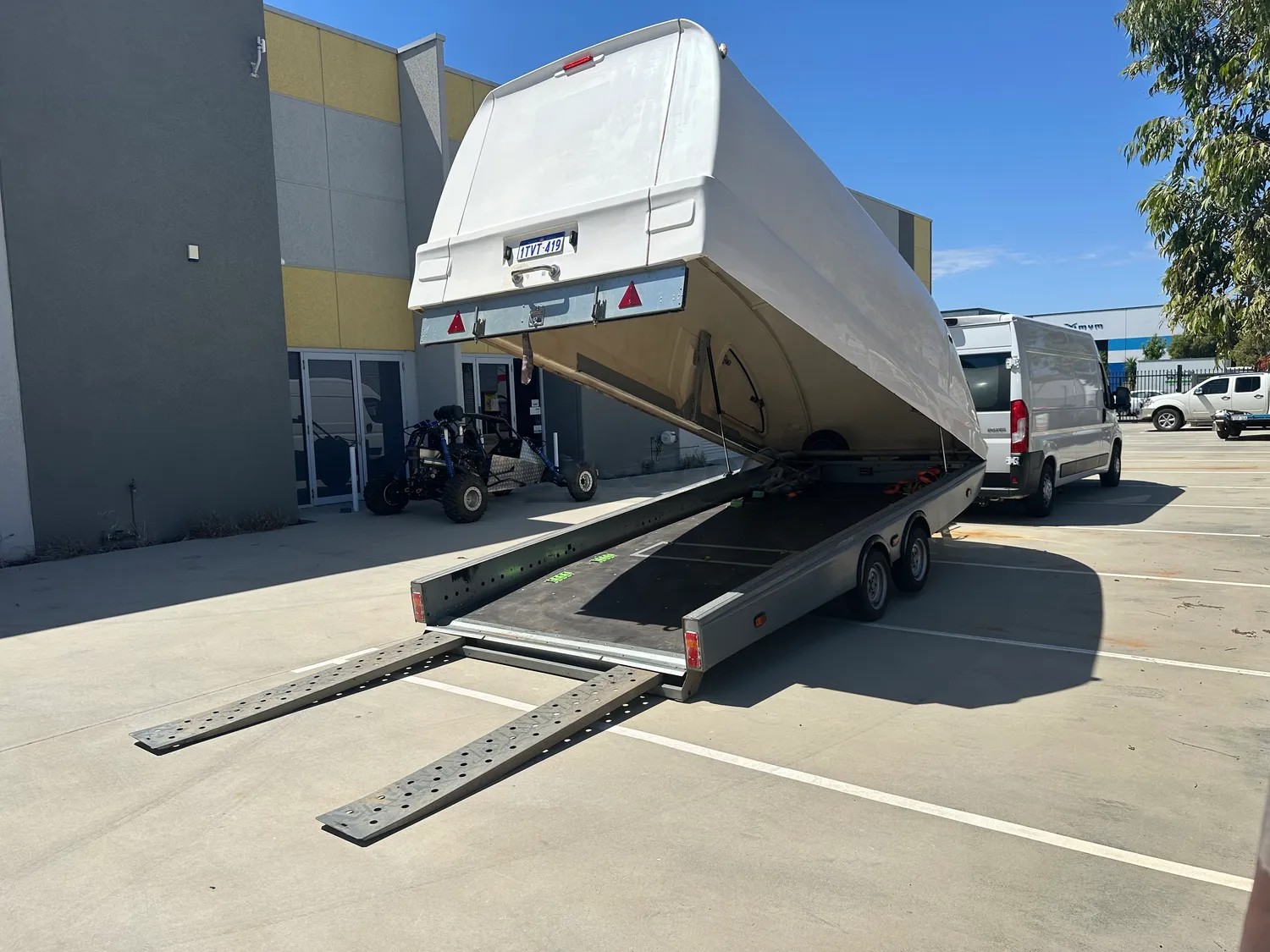 
								2017 Woodford Enclosed Trailer full									