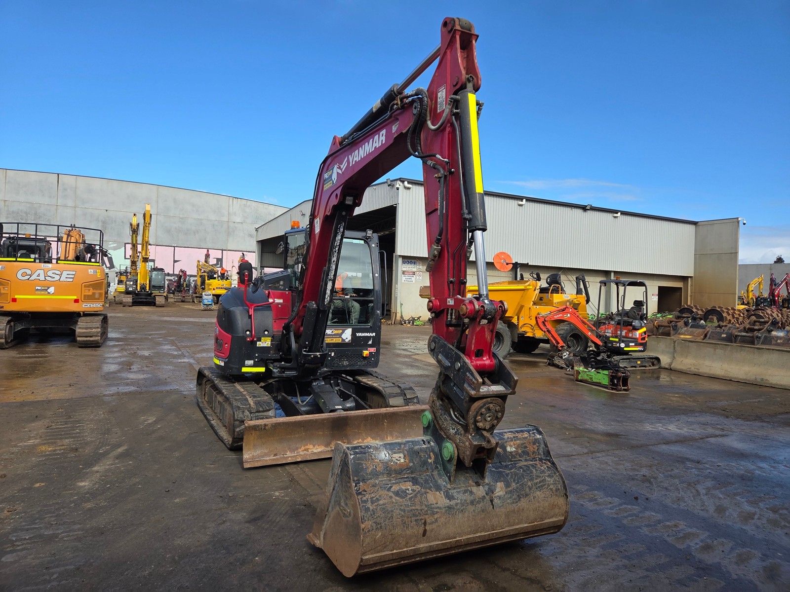 
								2023 Yanmar VIO80-1 8T Excavator full									