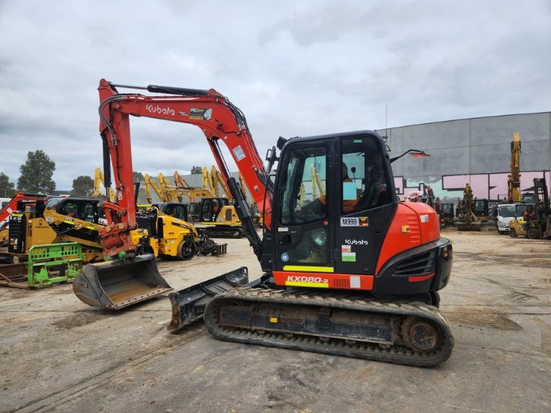 
								2023 Kubota KX080 8.4T Excavator full									