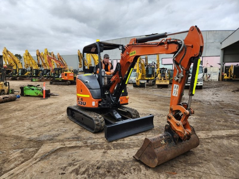 
								2022 Hitachi ZX33U-5 3.4T Excavator full									