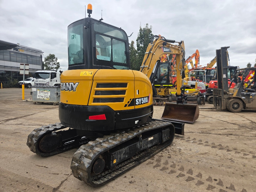 
								2022 Sany SY50U 5.3T Excavator full									
