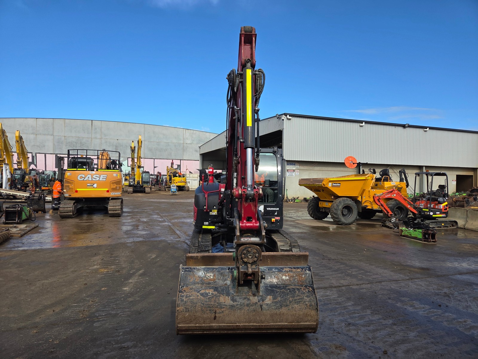 
								2023 Yanmar VIO80-1 8T Excavator full									