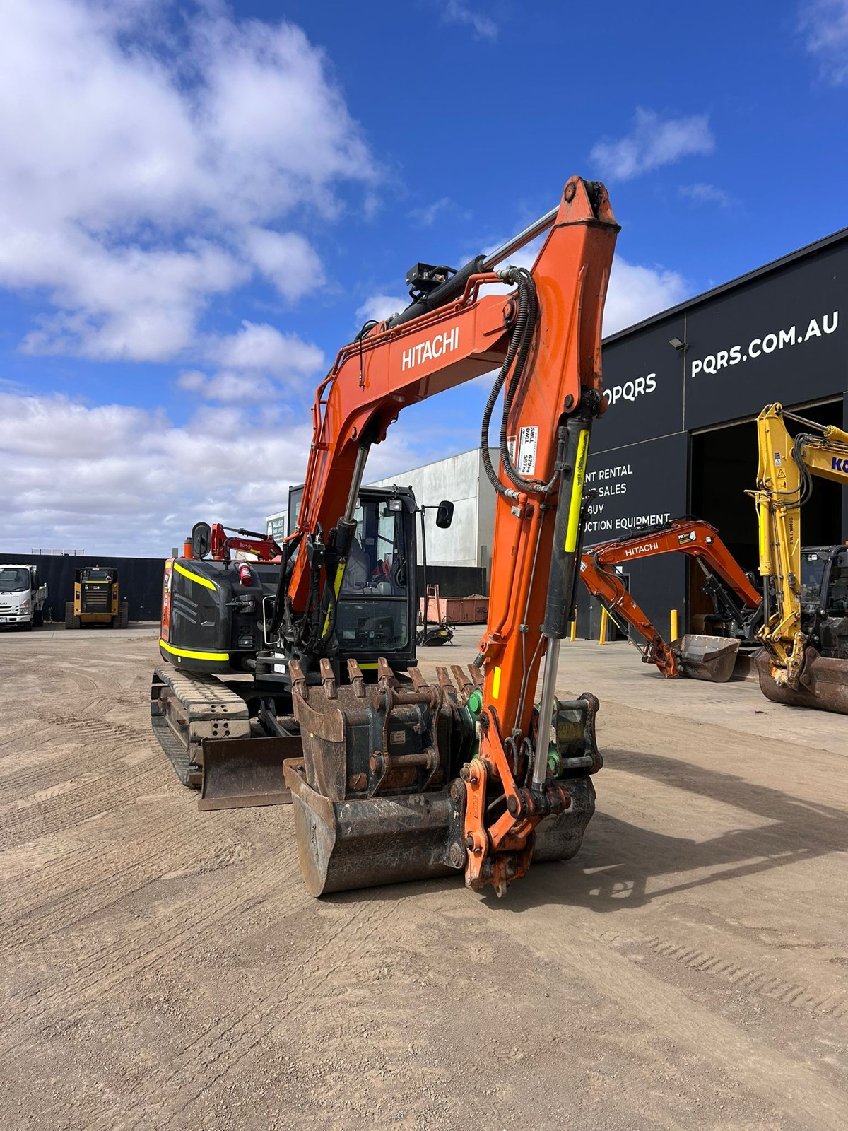 
								2022 Hitachi ZX85USB-5 8.7T Excavator full									