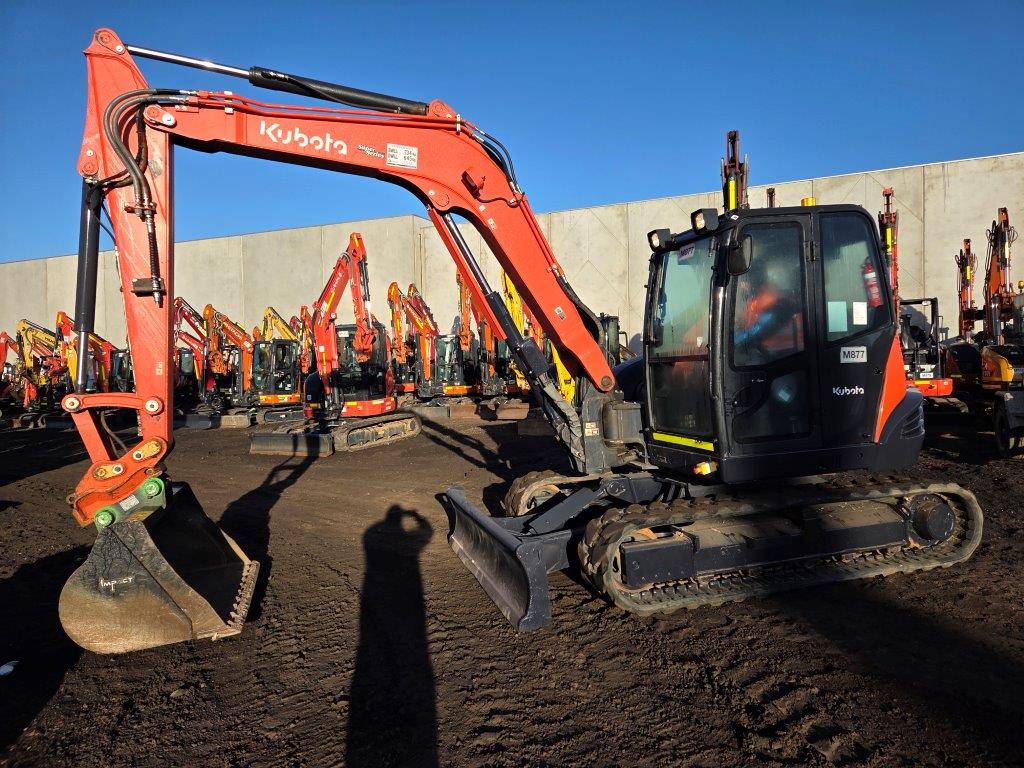 
								2022 Kubota KX080 8T Excavator full									