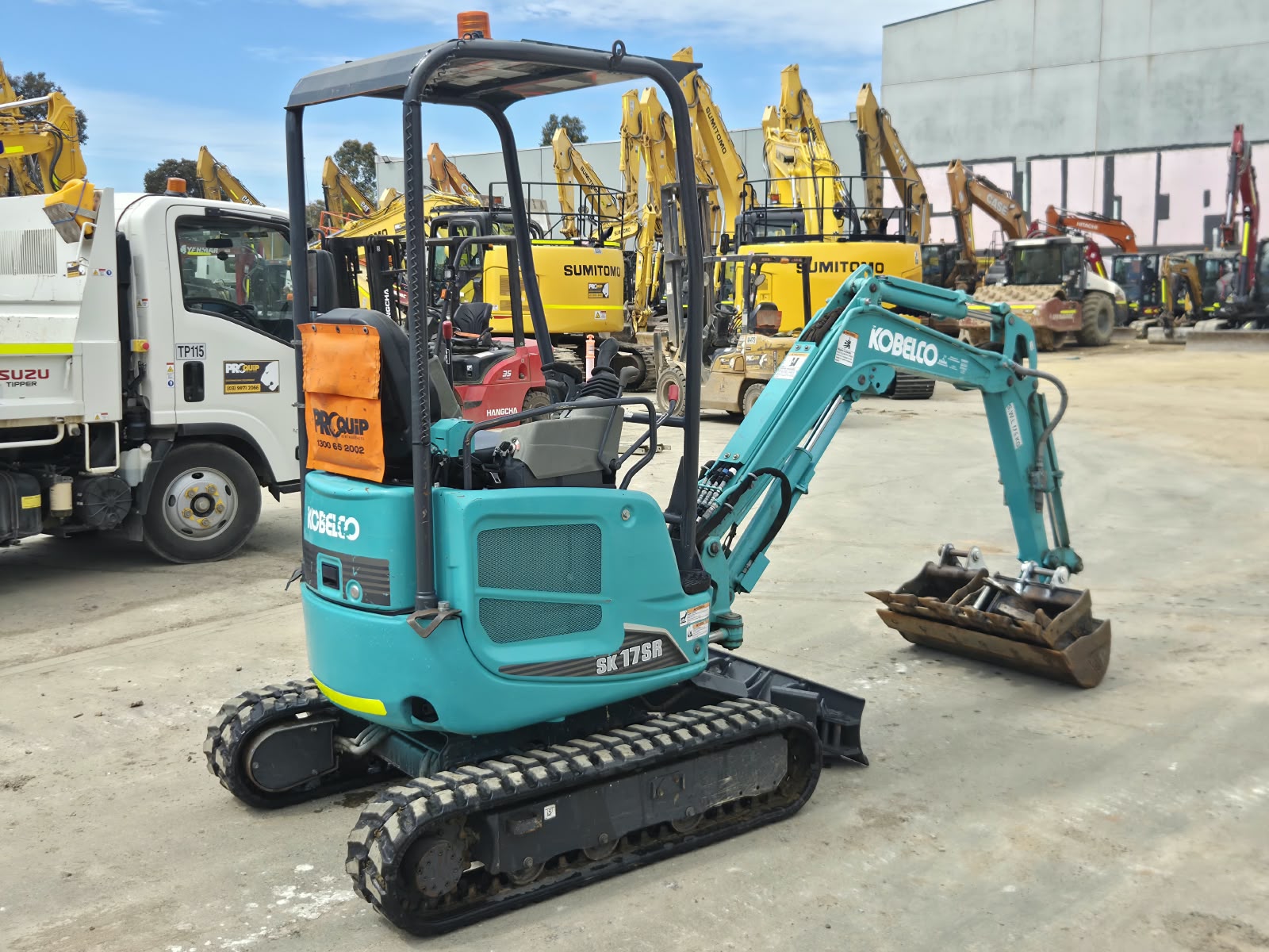
								2022 Kobelco SK17SR-6 1.7T Excavator full									