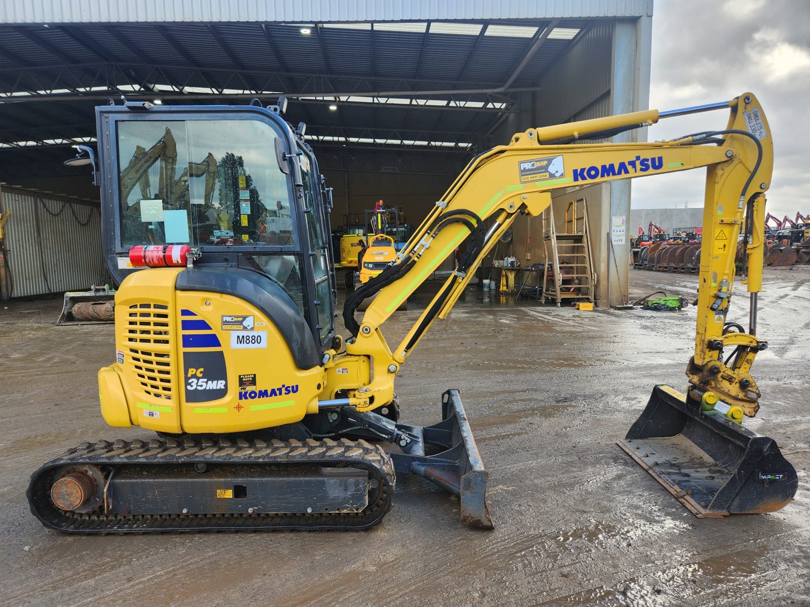 
								2021 Komatsu PC35MR 3.7T Excavator full									