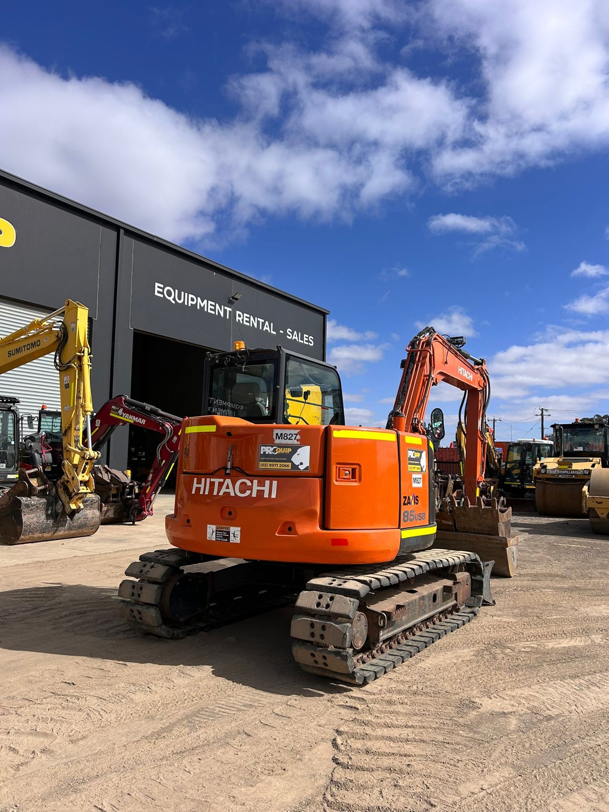 
								2022 Hitachi ZX85USB-5 8.7T Excavator full									
