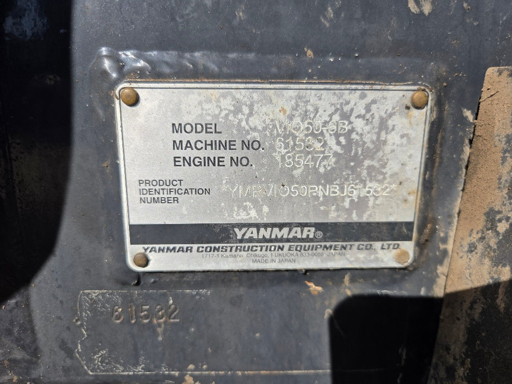 
								2022 Yanmar VIO50-6B 5T Excavator full									