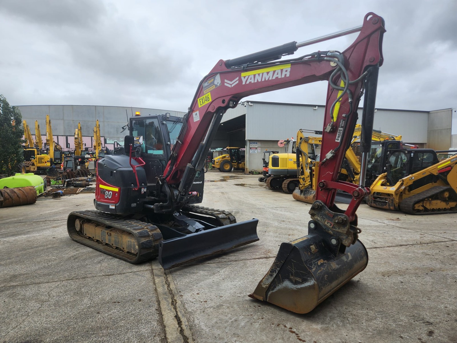 
								2022 Yanmar VIO80-1 8T Excavator full									