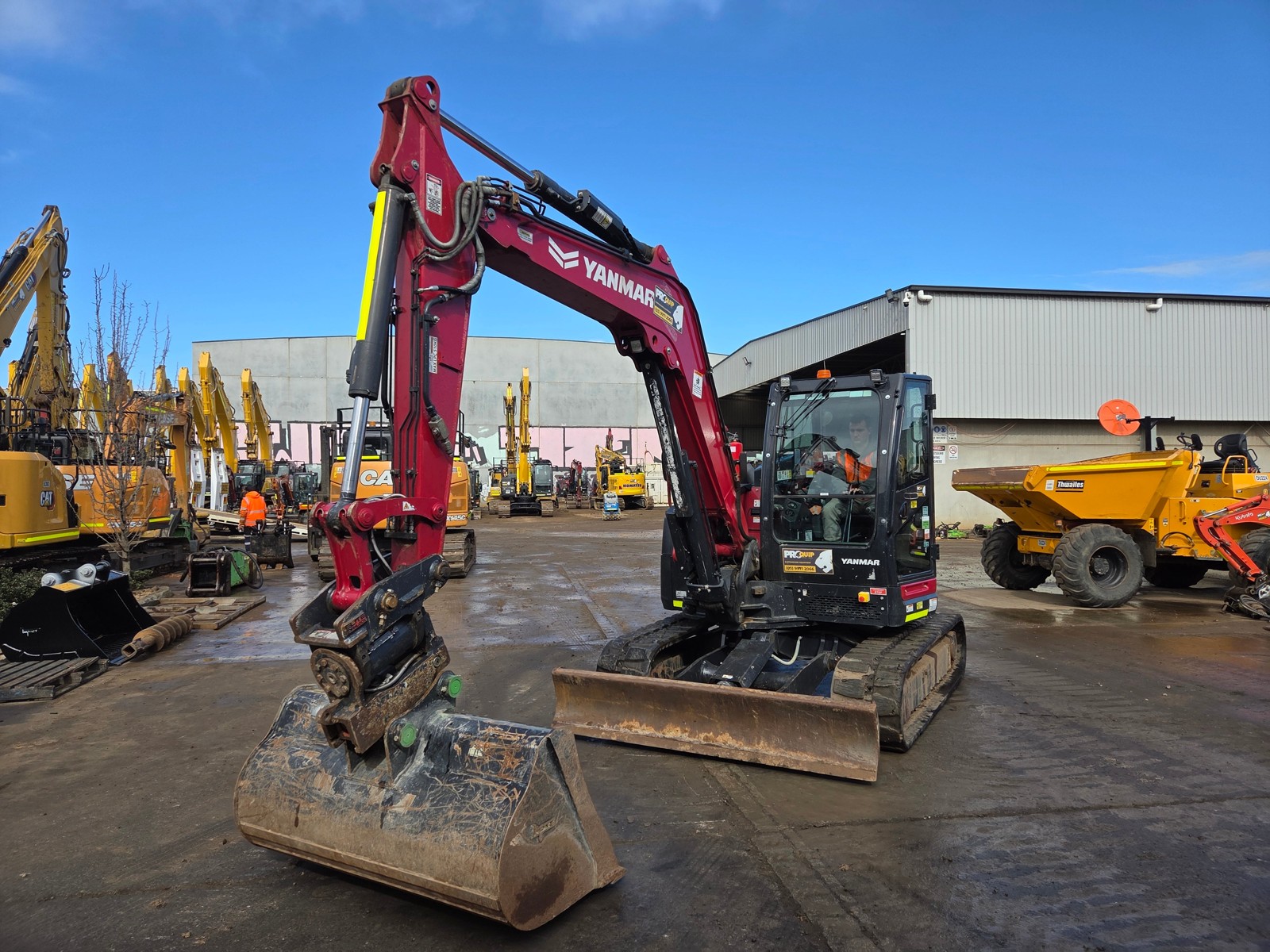 
								2023 Yanmar VIO80-1 8T Excavator full									