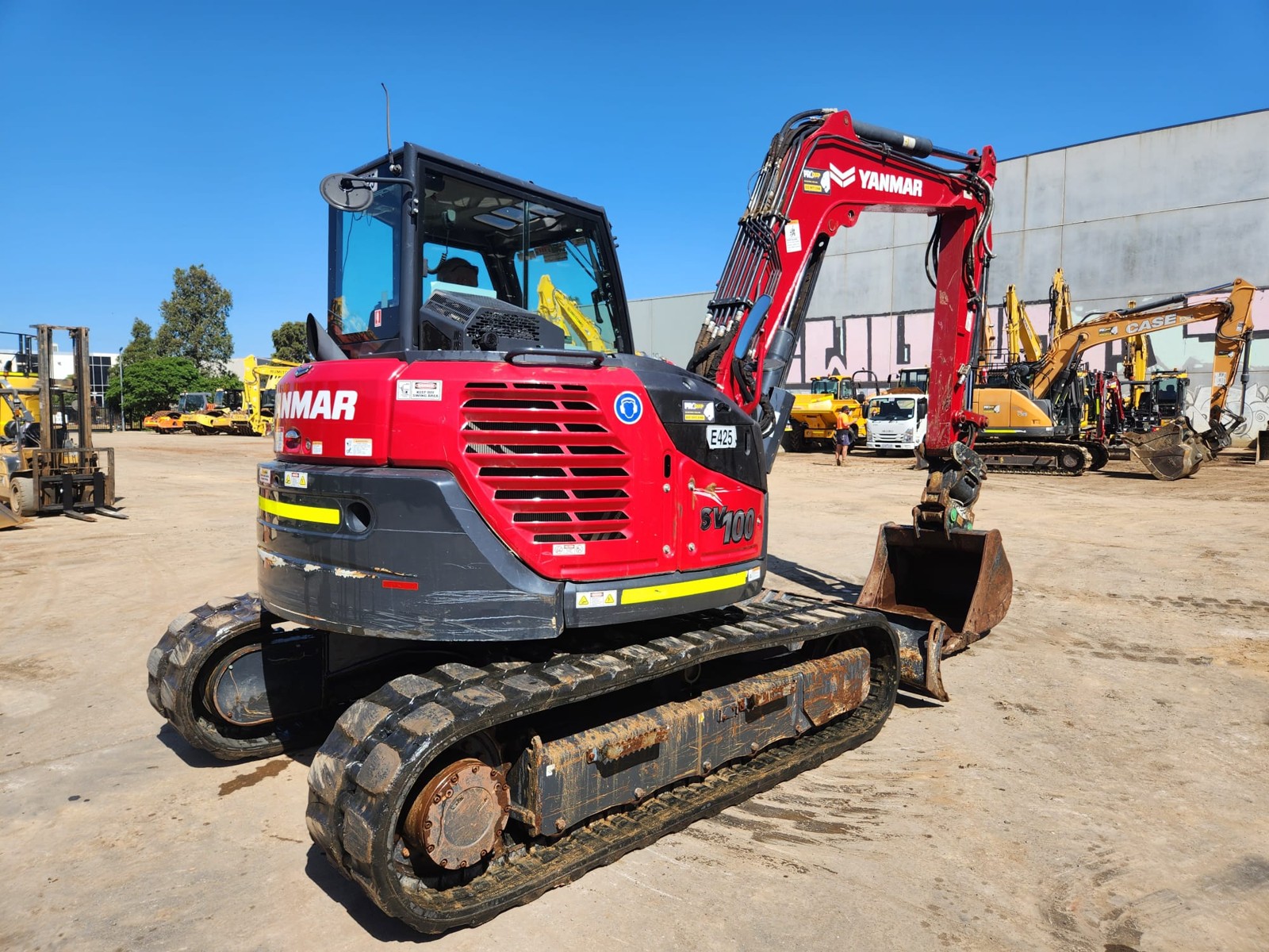 
								2023 Yanmar SV100 10T Excavator full									