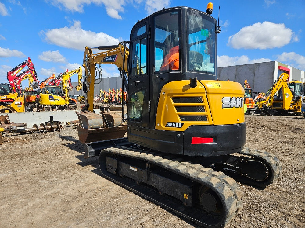 
								2022 Sany SY50U 5.3T Excavator full									