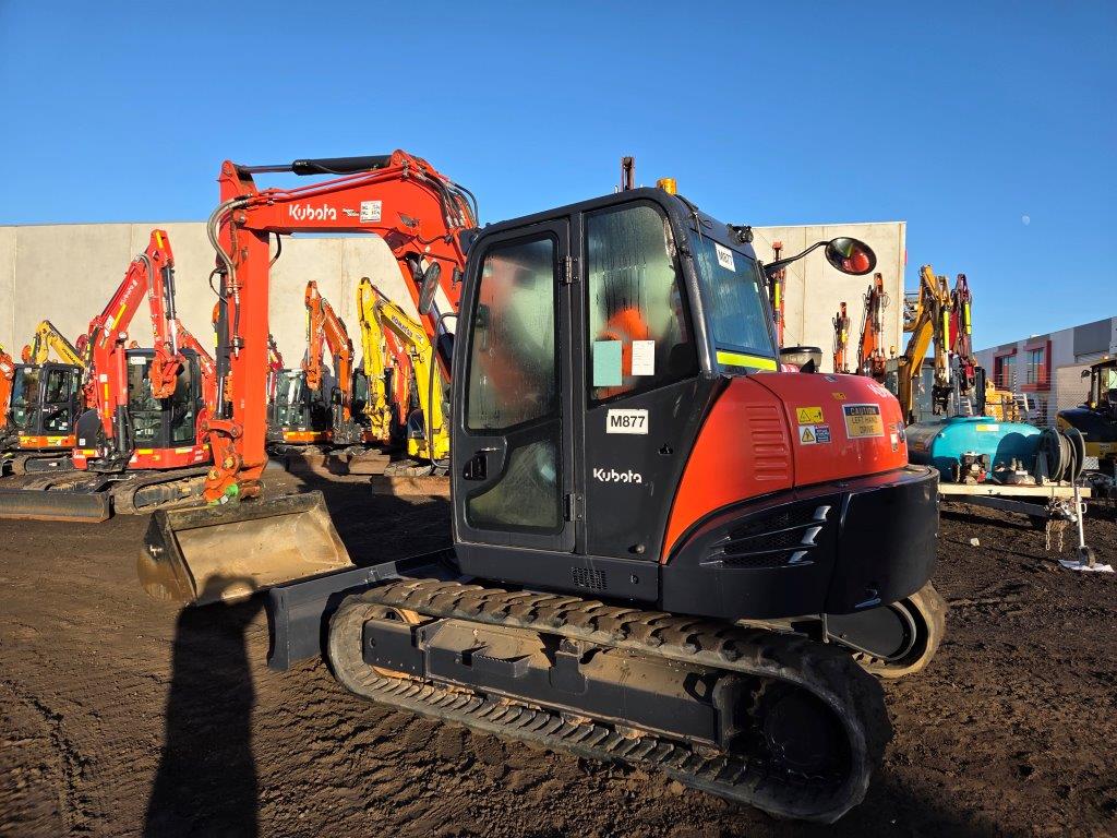 
								2022 Kubota KX080 8T Excavator full									