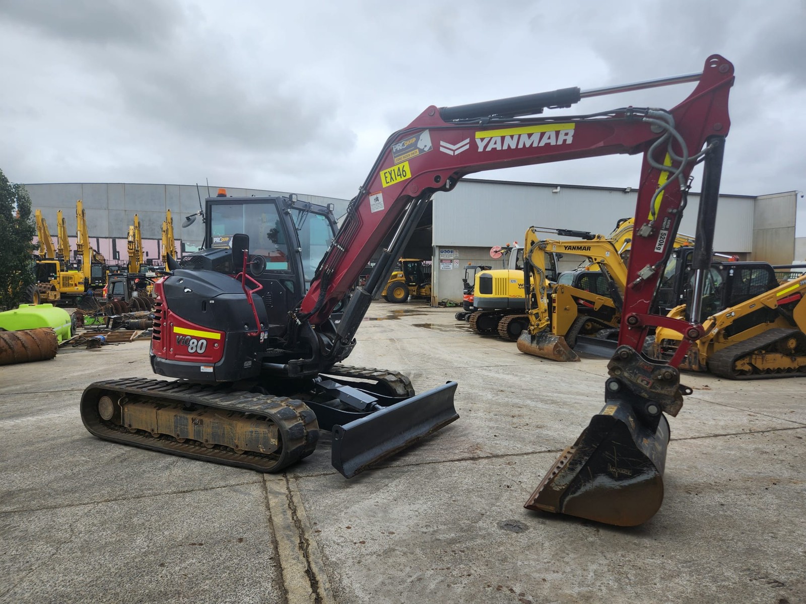 
								2022 Yanmar VIO80-1 8T Excavator full									