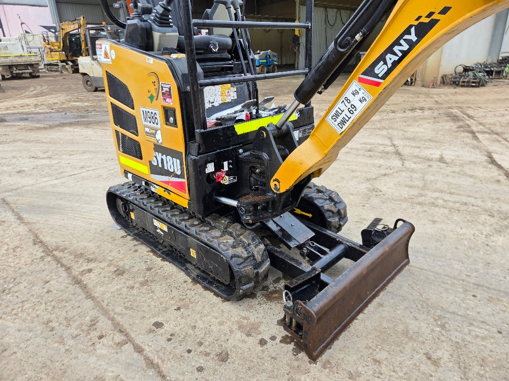 
								2023 Sany SY18 1.8T Mini-Excavator full									