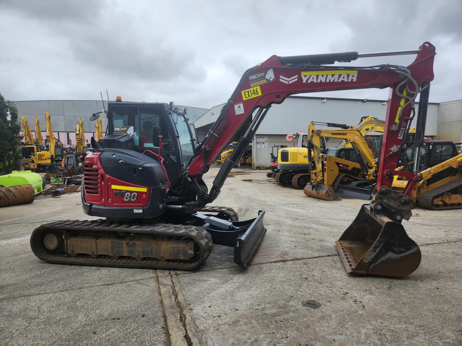 
								2022 Yanmar VIO80-1 8T Excavator full									