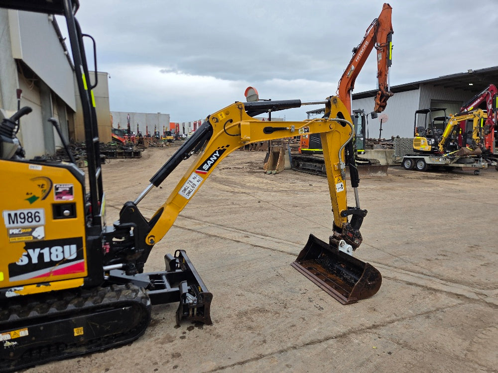 
								2023 Sany SY18 1.8T Mini-Excavator full									