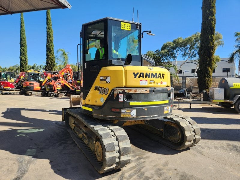 
								2022 Yanmar SV100-2B 10T Excavator full									