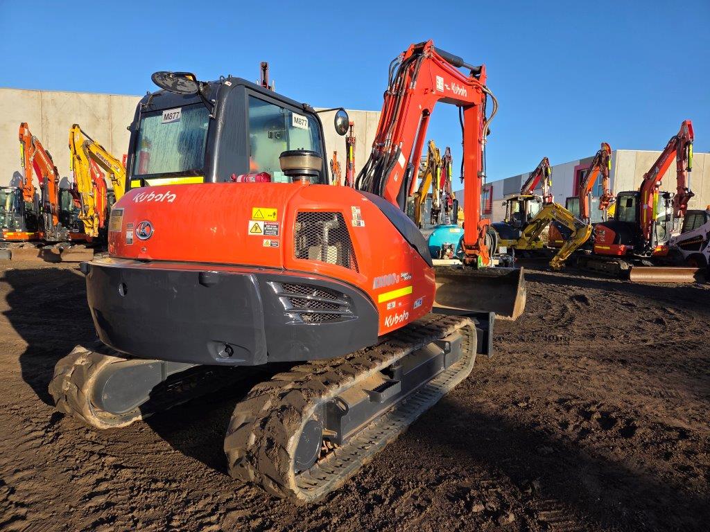 
								2022 Kubota KX080 8T Excavator full									