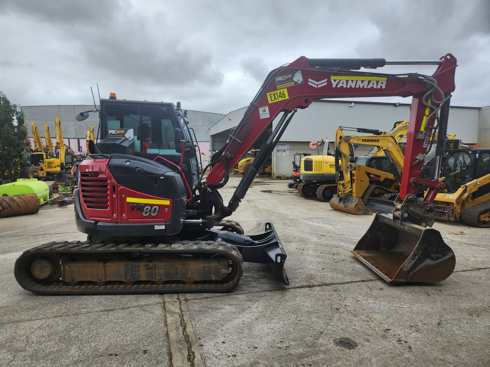 
								2022 Yanmar VIO80-1 8T Excavator full									