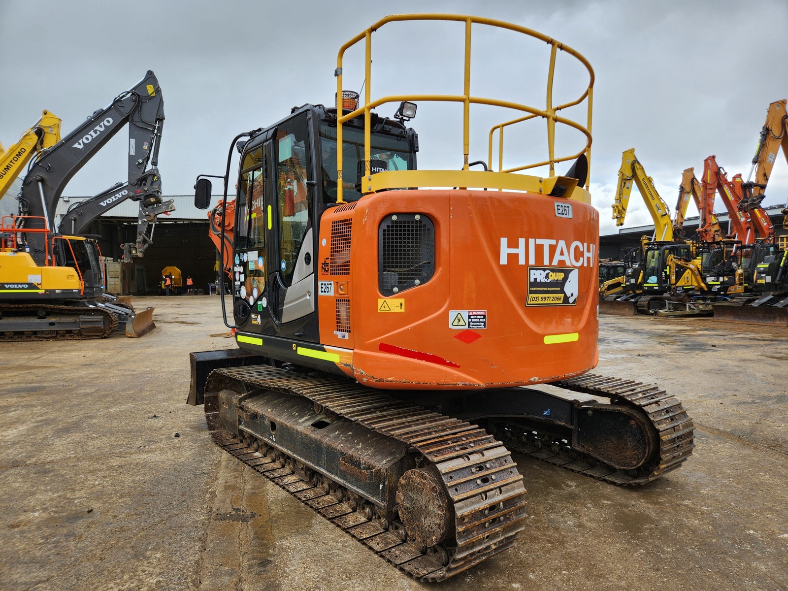 
								2020 Hitachi ZX135US-5B 15T Excavator full									